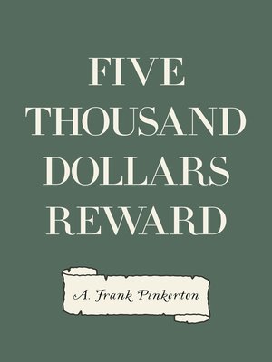 cover image of Five Thousand Dollars Reward